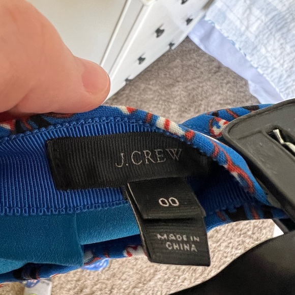 Blue Floral Skirt - Picture 2 of 2